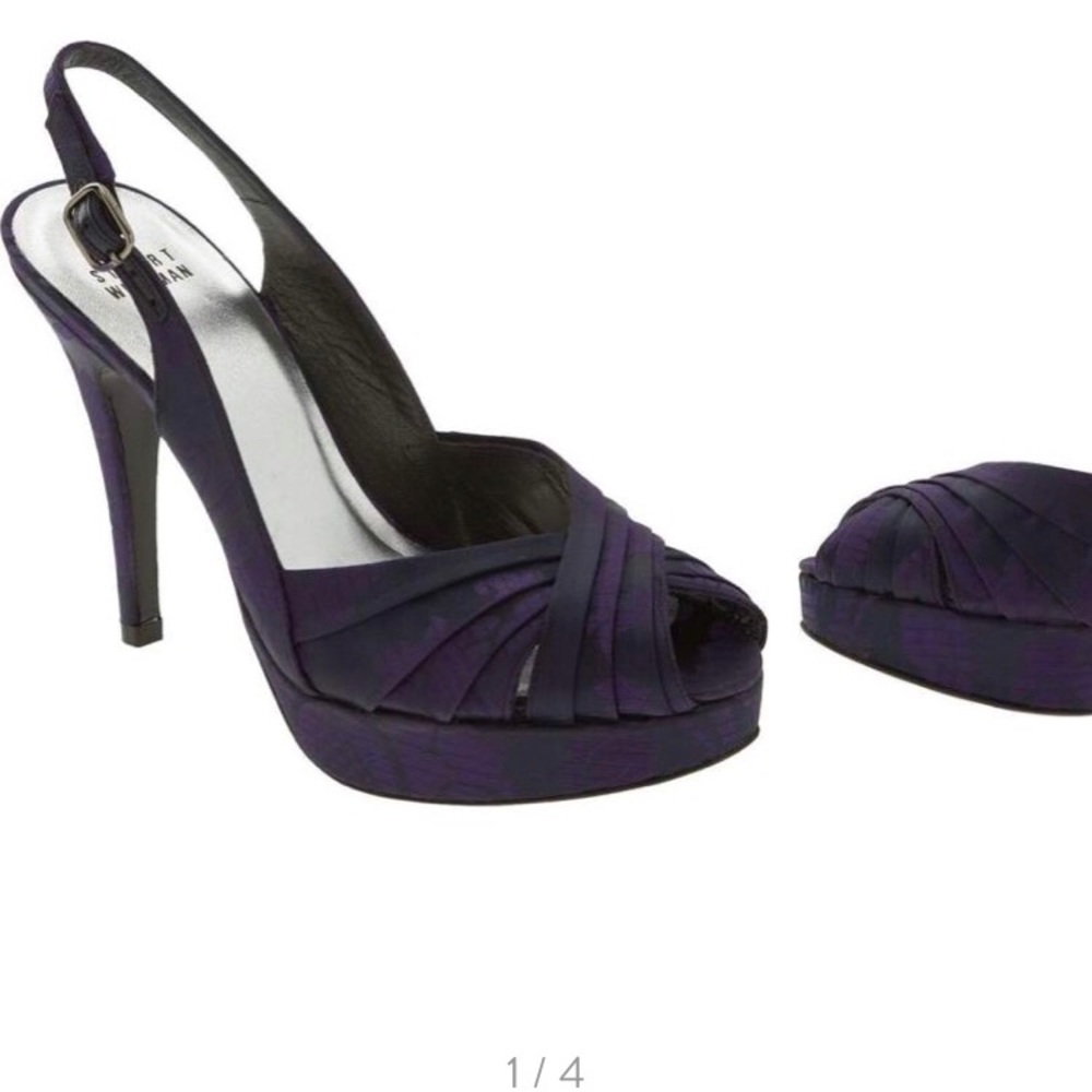 NWT Stuart Weitzman Black Suede Pumps